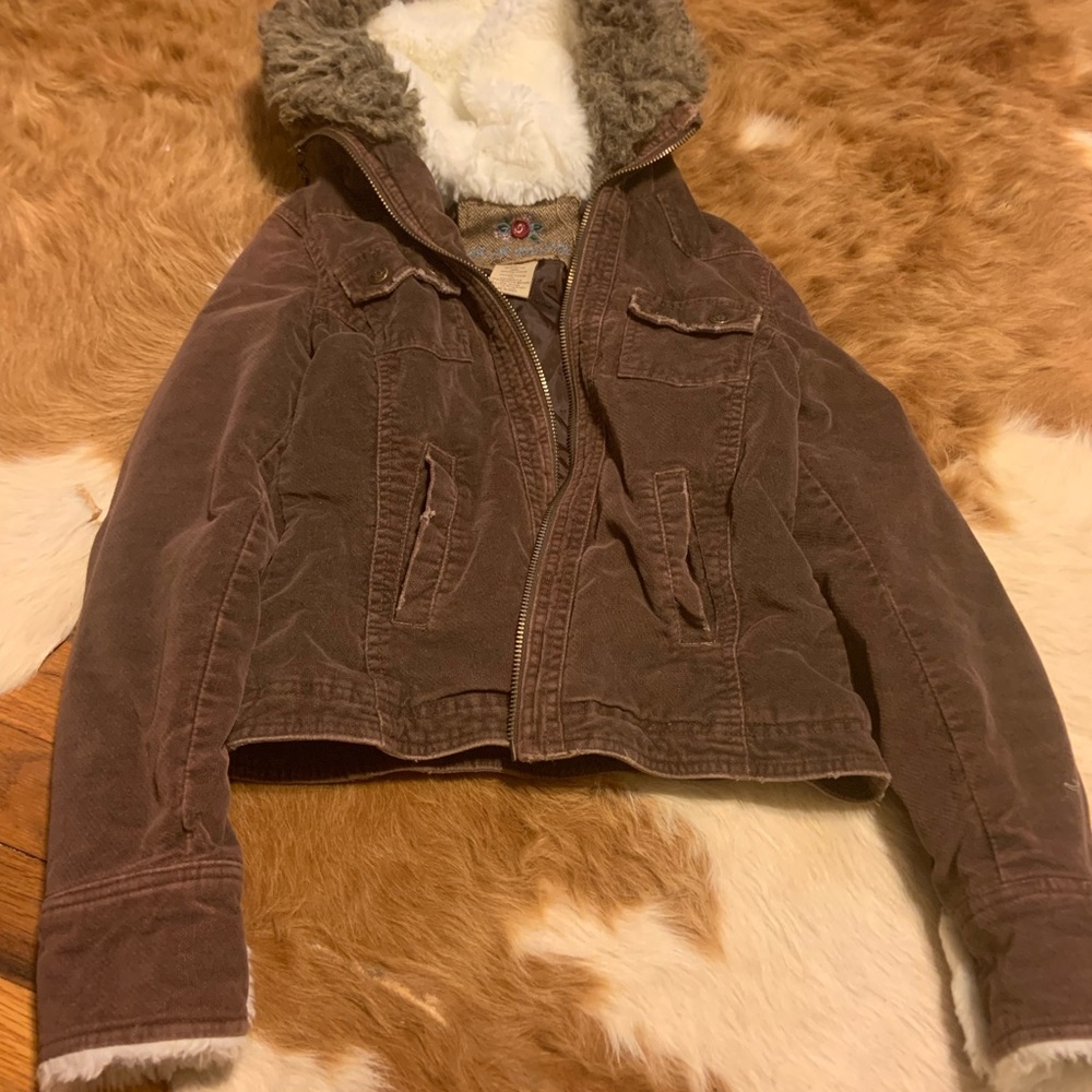 Brown juniors jacket